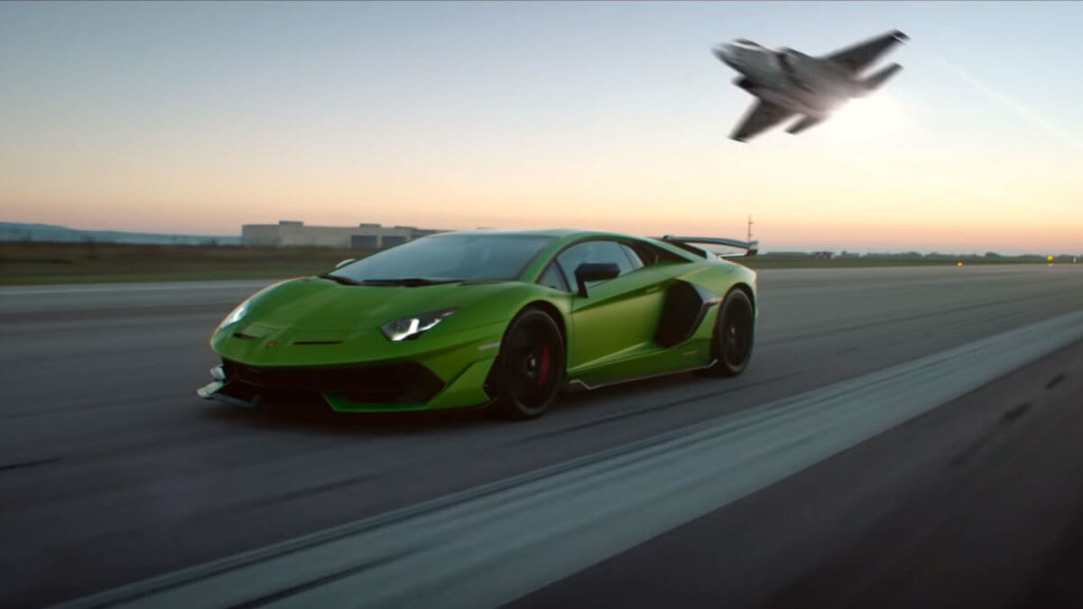 Τι κοινό έχει η νέα Lamborghini Aventador SVJ με το μαχητικό F-35; [vid]