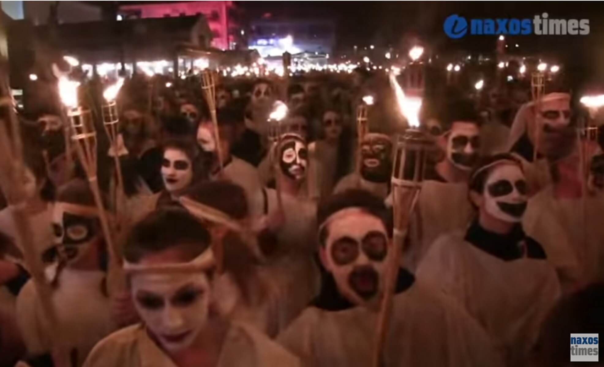 Σείστηκε το Αιγαίο από τους Λαμπαδηφόρους της Νάξου – video