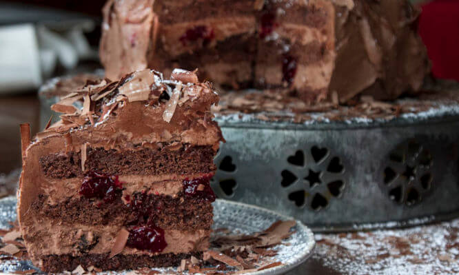 Νηστίσιμη τούρτα black forest με υπογραφή Πετρετζίκη!