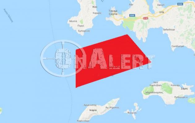 Νέα πρόκληση της Τουρκίας με NAVTEX «σφήνα» σε Ικαρία – Σάμο και Χίο για άσκηση με πυρά!