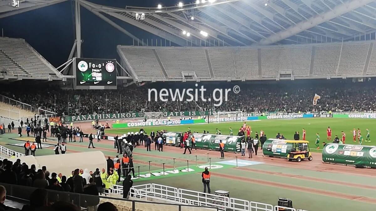 Η στιγμή του «ντου» των οπαδών του ΠΑΟ