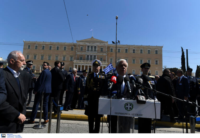 Παυλόπουλος παρέλαση 25 Μαρτίου