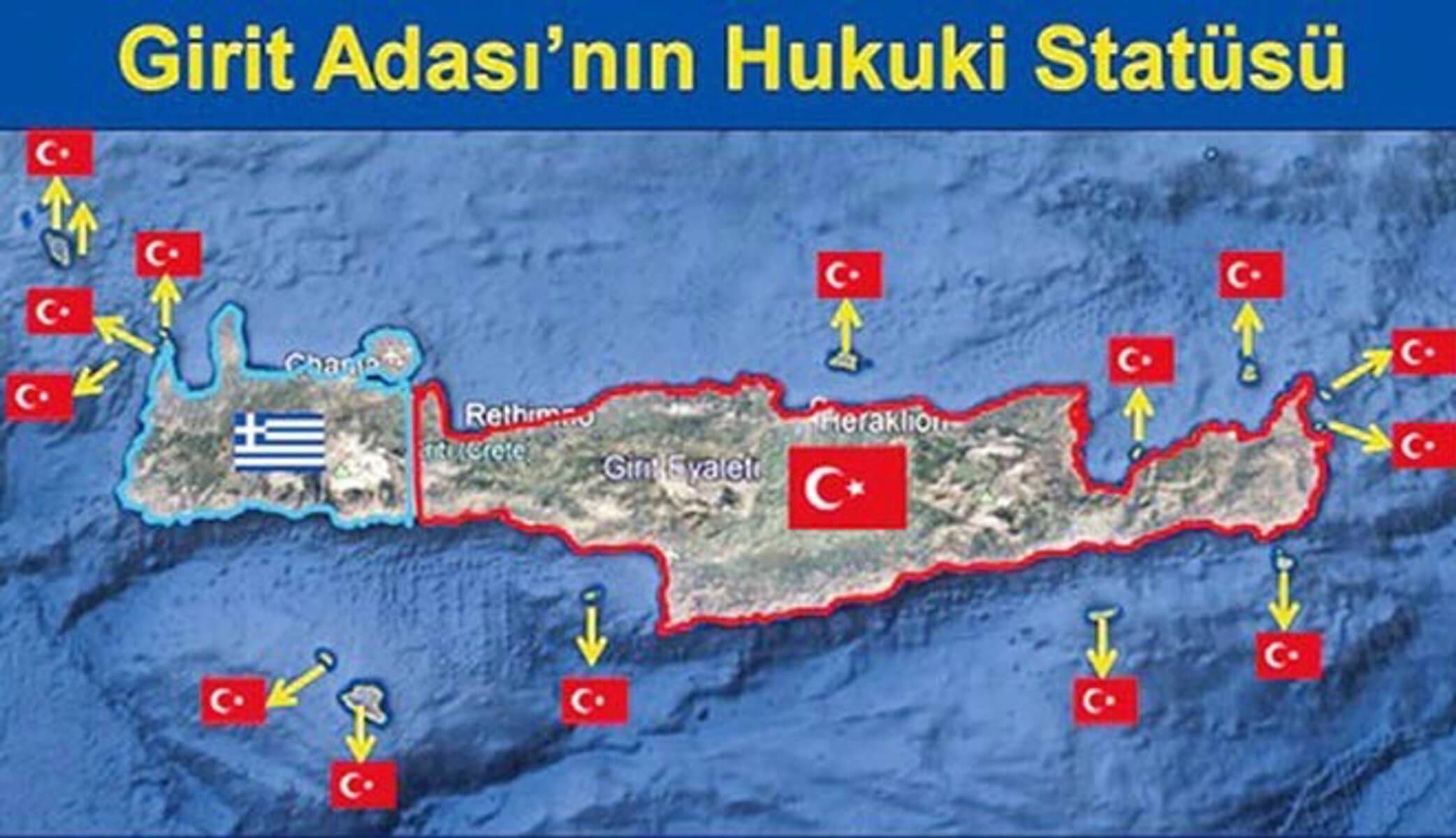 “Πήραν” και την Κρήτη οι Τούρκοι! Νέος χάρτης πρόκληση λίγες μέρες μετά τη Σούδα!