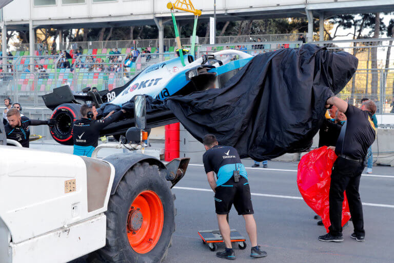 F1: Κούμπιτσα και Λεκλέρκ “στούκαραν” στην ίδια στροφή! videos