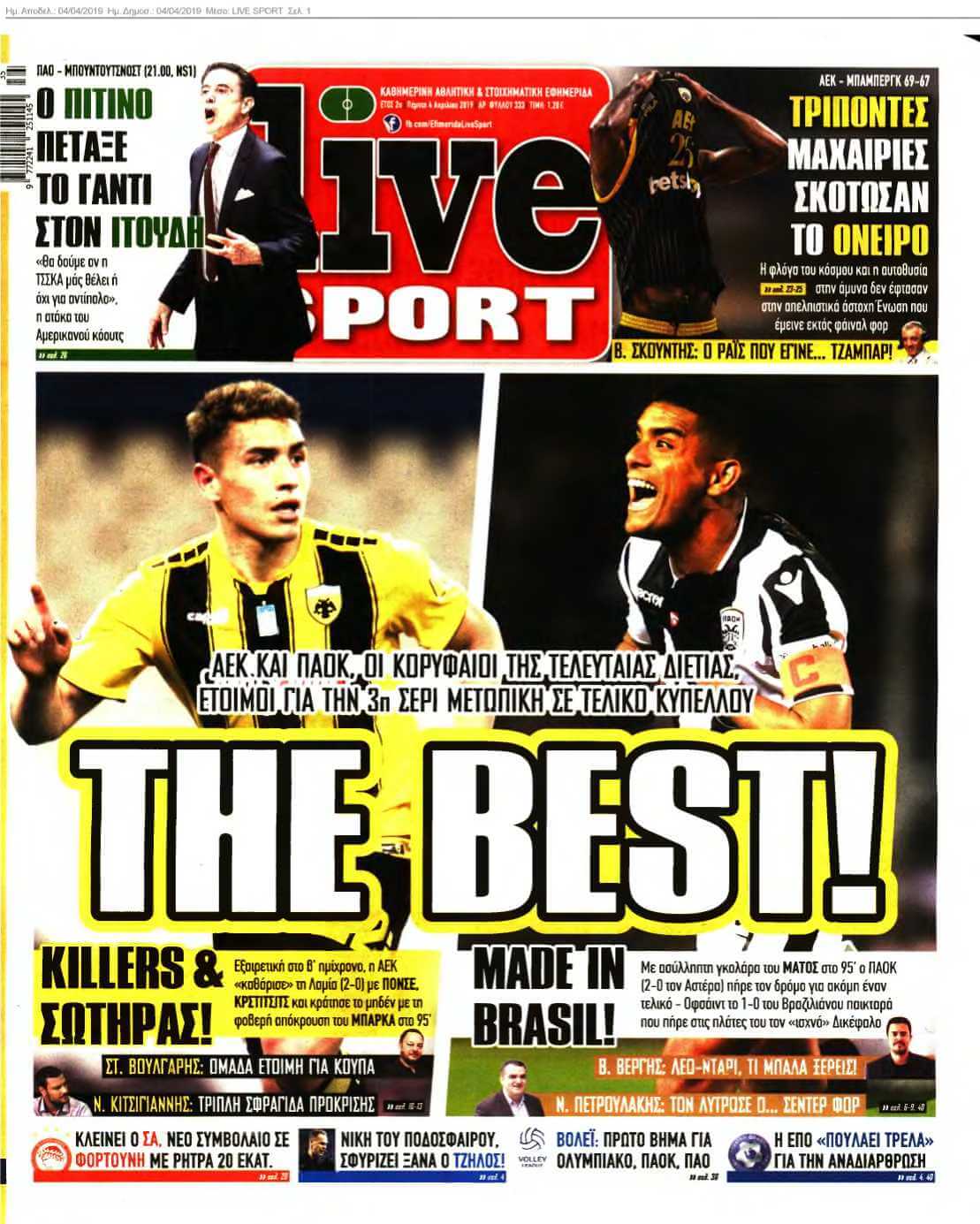 LIVE SPORT 04-04-2019