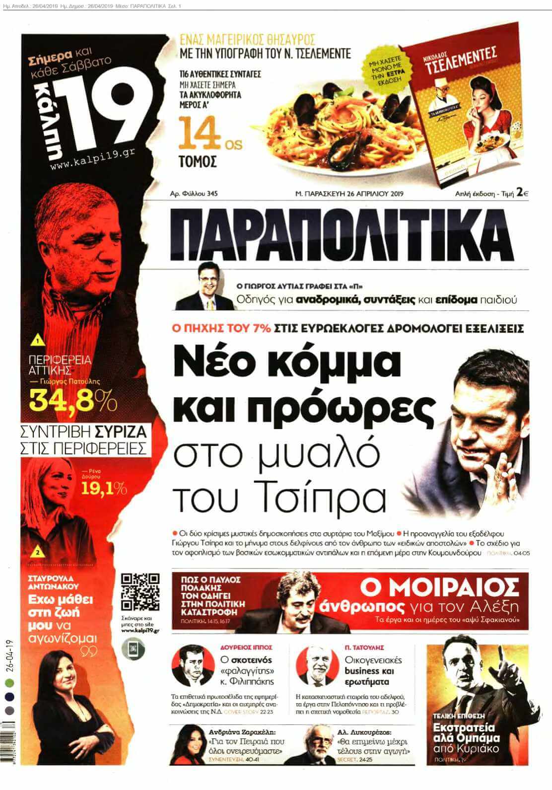 ΠΑΡΑΠΟΛΙΤΙΚΑ 26-04-2019