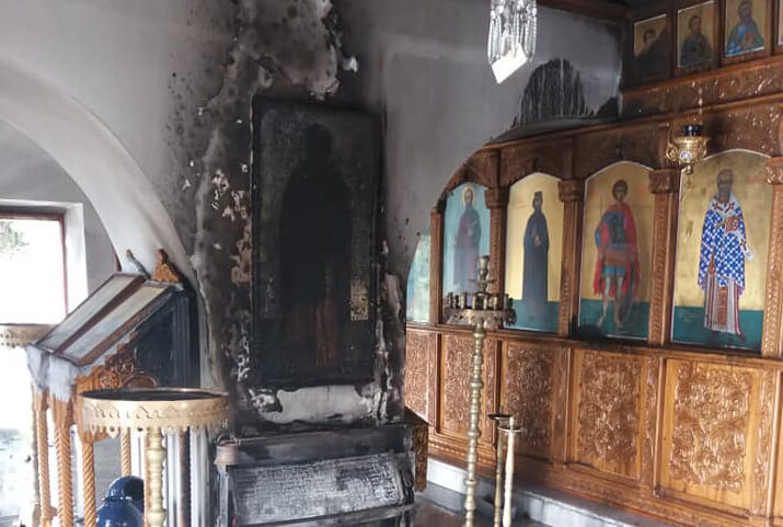 Κρήτη: Πήρε φωτιά εκκλησία παραμονή του Πάσχα!