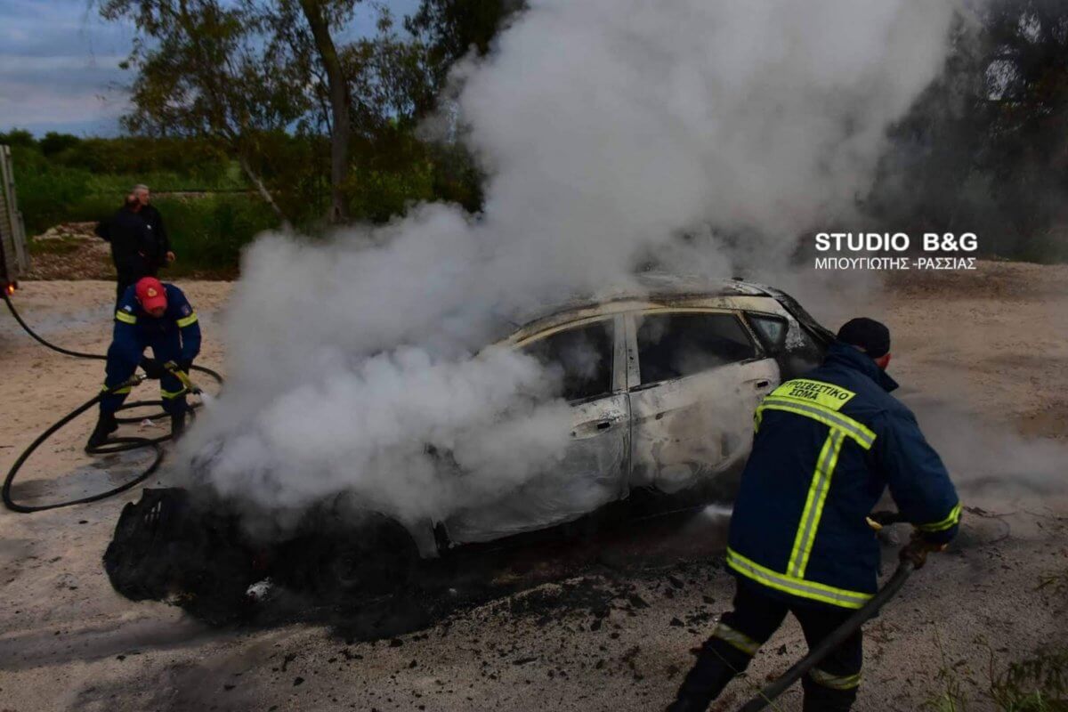 Αργολίδα: Μετά τη ληστεία έκαψαν το αυτοκίνητο – video