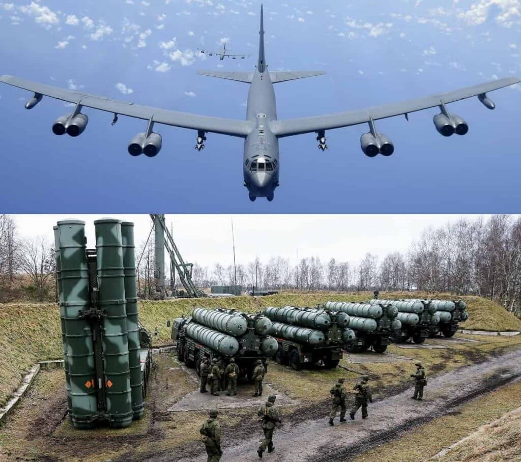 Οι ρωσικοί πύραυλοι S-400 αναμετρούνται με τα αμερικανικά βομβαρδιστικά B-52 – Ποιος θα νικήσει; [pics]