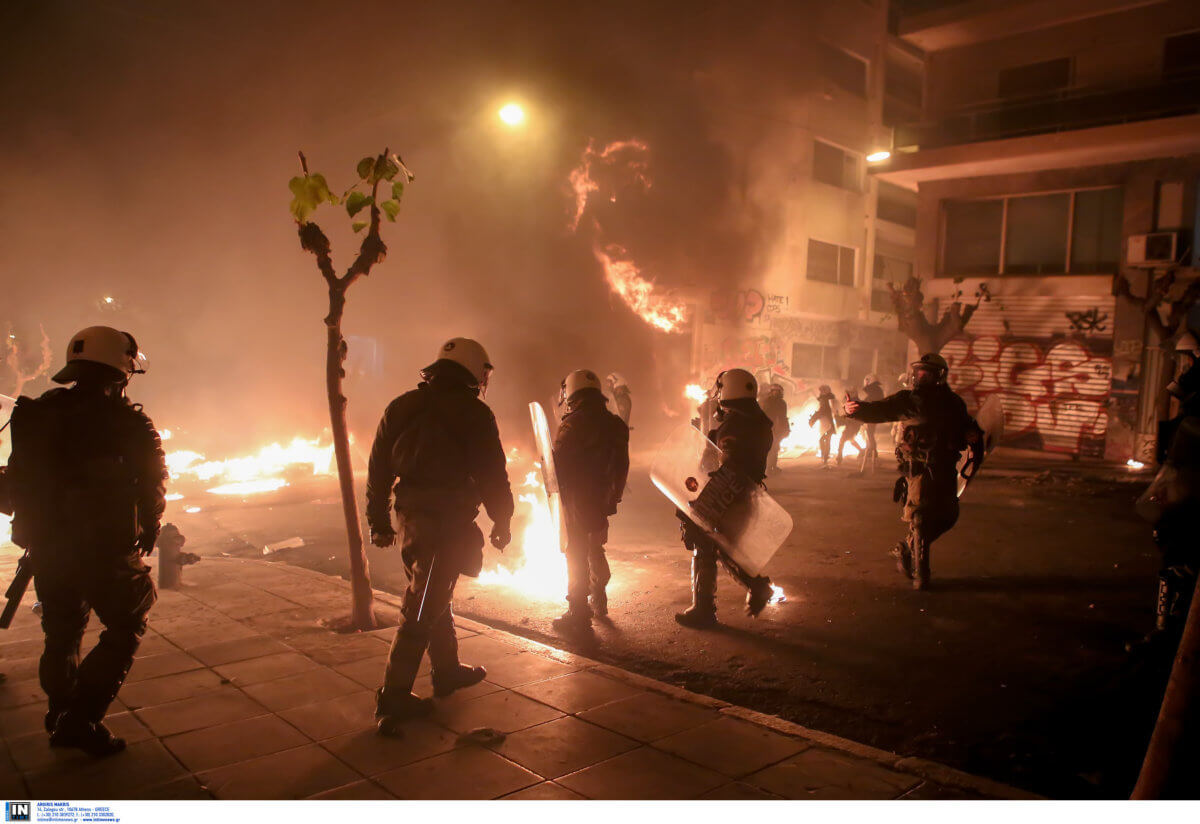 Νέα επεισόδια στα Εξάρχεια