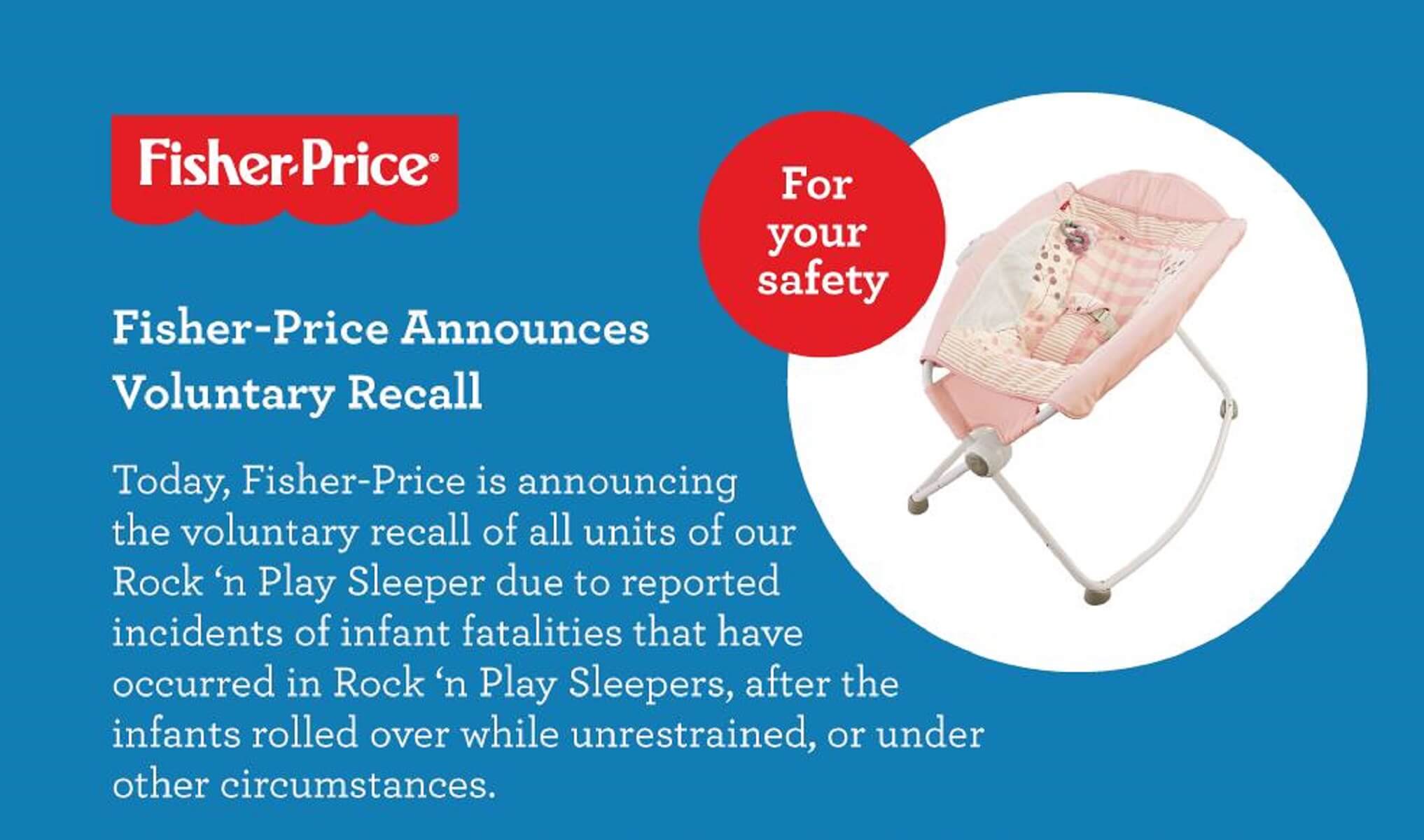 Αποσύρονται καθισματάκια – ριλάξ της Fisher-Price ως υπεύθυνα για θανάτους βρεφών