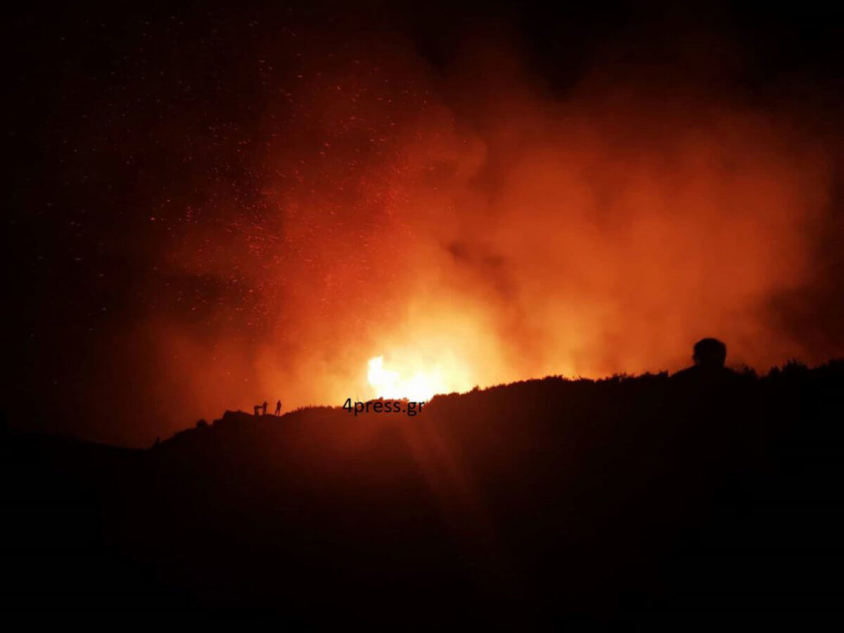 Οικολογική καταστροφή στο δάσος της Στροφυλιάς – Στάχτη πάνω από 2.000 στρέμματα!