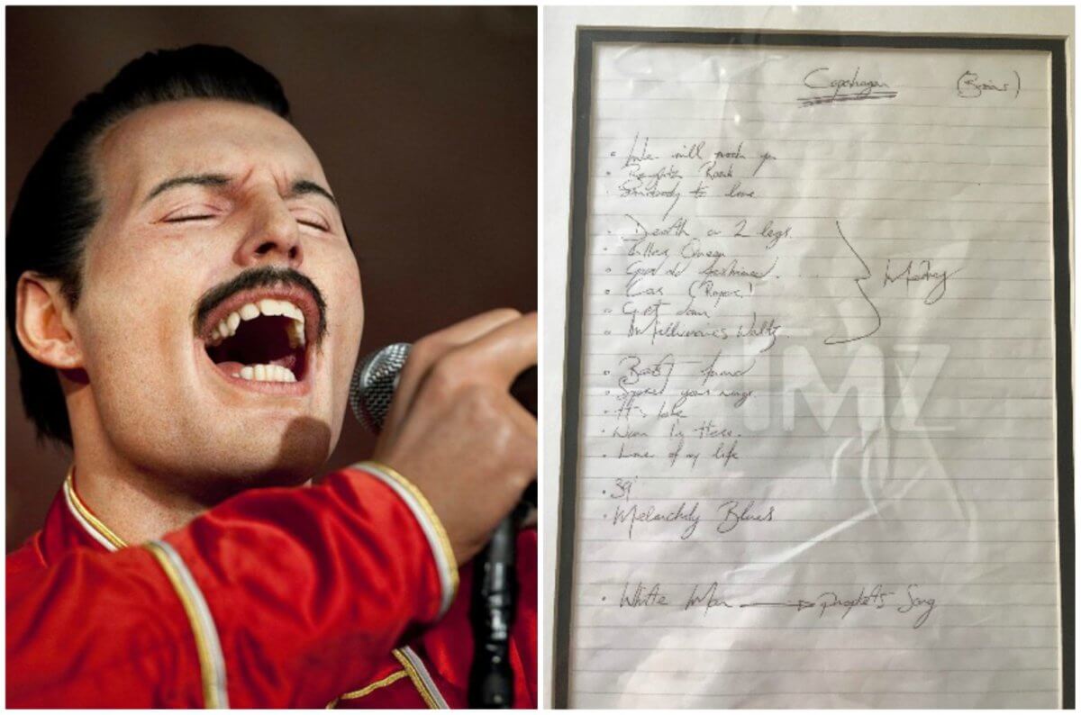 Σε δημοπρασία σπάνιο χειρόγραφο του Freddie Mercury! [pics]
