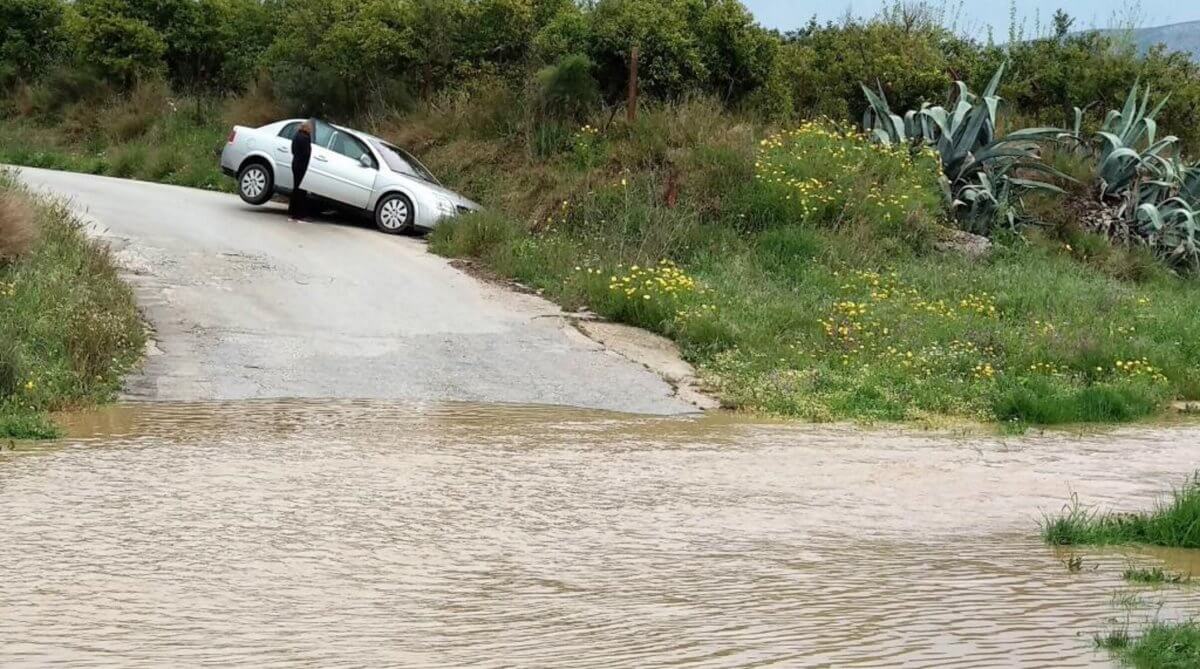 Από τύχη γλίτωσε αυτή η γυναίκα στο Ναύπλιο