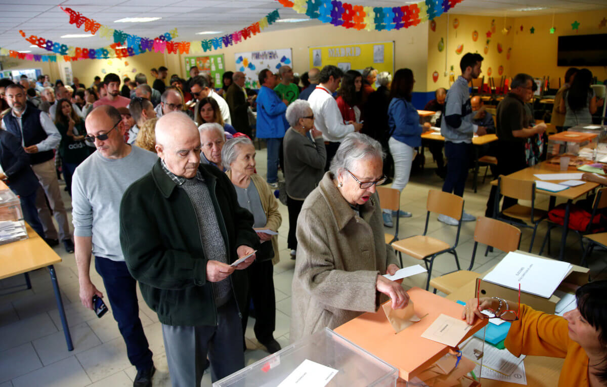 Ισπανία-εκλογές: Στο 41,4% το ποσοστό συμμετοχής ως τις 14.00