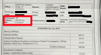Αναβάθμισαν τραπεζοκόμο σε… Αρχηγό ΓΕΕΘΑ, αλλά με μισθό 572 ευρώ!
