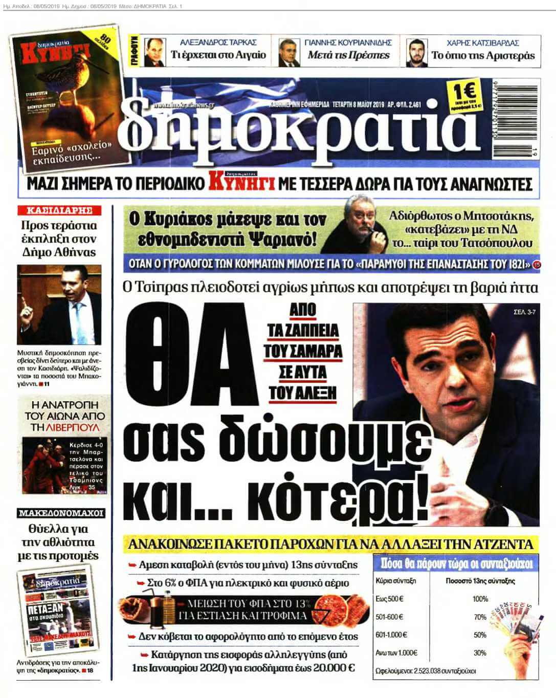 ΔΗΜΟΚΡΑΤΙΑ 08-05-2019