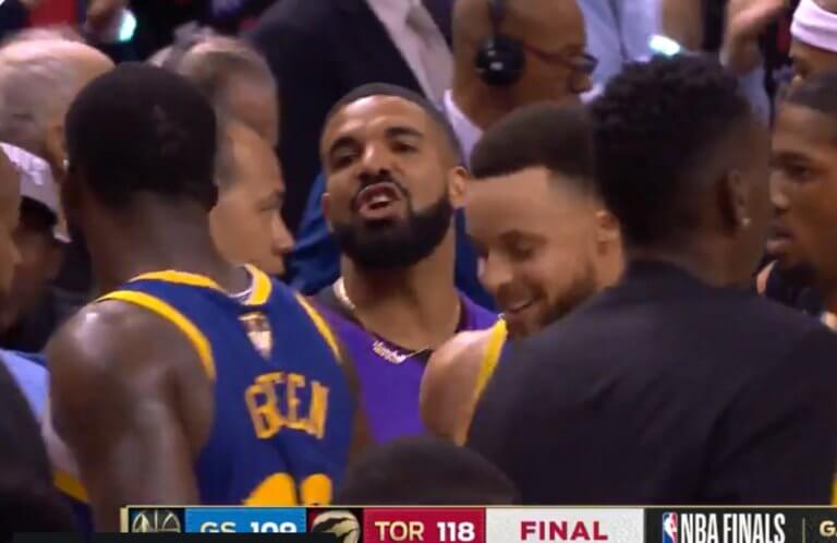 Ράπτορς – Γουόριορς: Εκτός ελέγχου ο Drake! Είπε «σκουπίδι» τον Γκριν – video