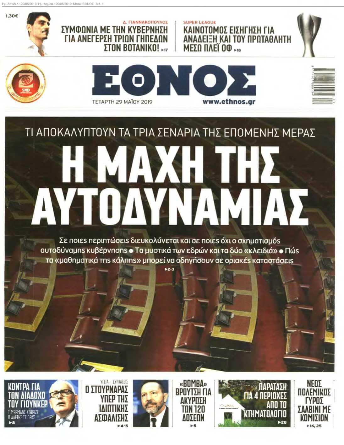 ΕΘΝΟΣ 29-05-2019