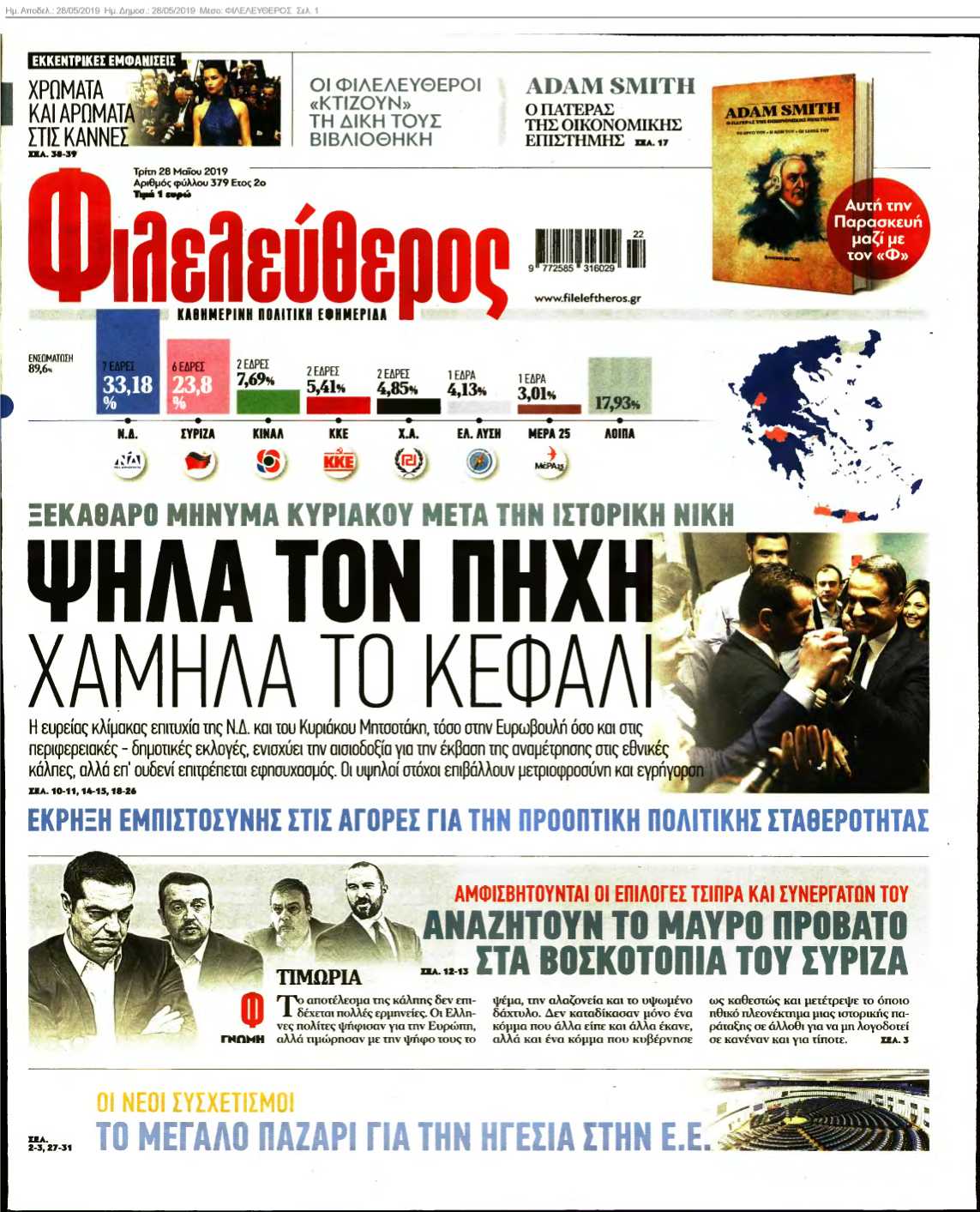 ΦΙΛΕΛΕΥΘΕΡΟΣ 28-05-2019
