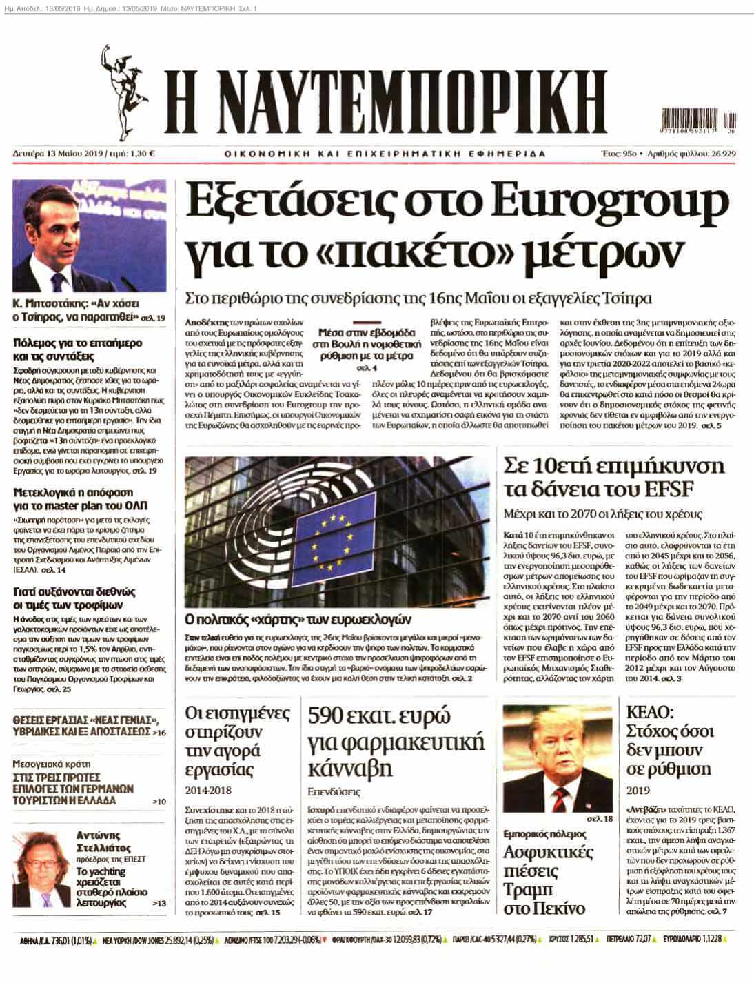 ΝΑΥΤΕΜΠΟΡΙΚΗ 13-05-2019