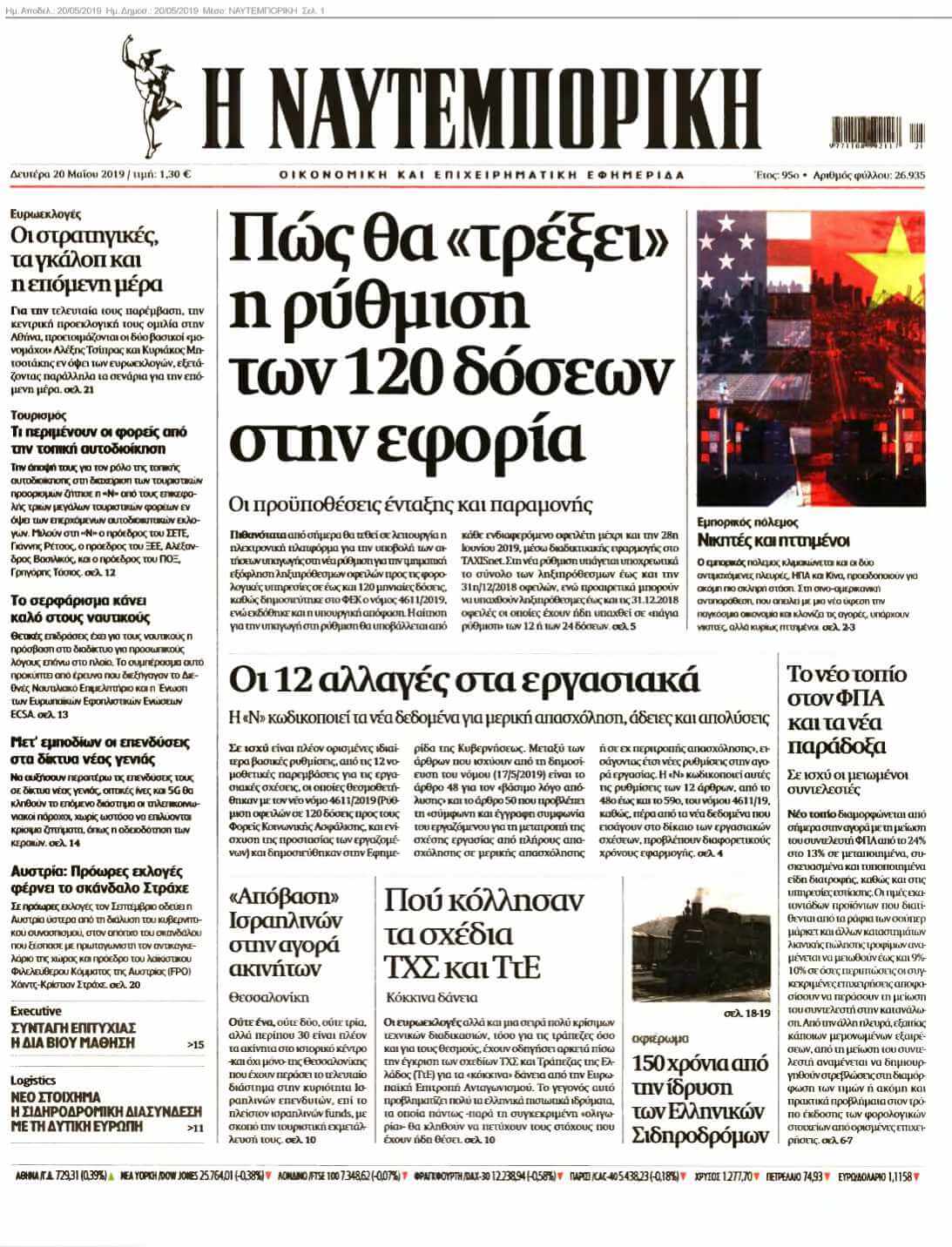 ΝΑΥΤΕΜΠΟΡΙΚΗ 20-05-2019