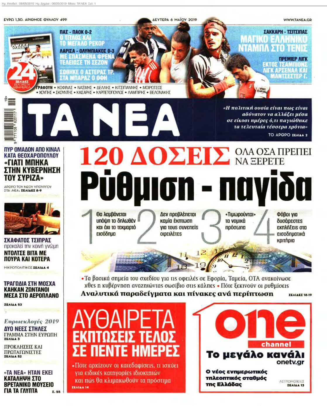 ΤΑ ΝΕΑ 06-05-2019
