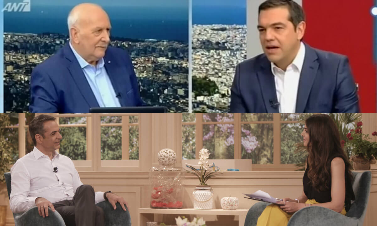 Τηλεθέαση: Αλέξης Τσίπρας στον Παπαδάκη ή Κυριάκος Μητσοτάκης στην Τσιμτσιλή;