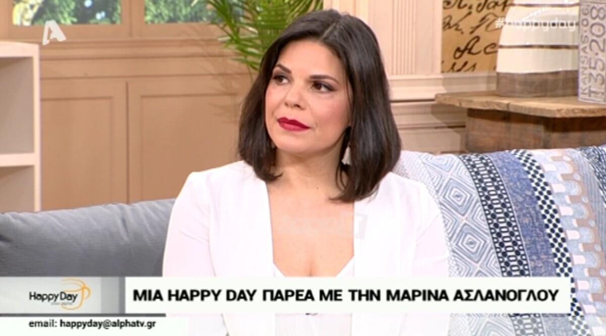 Η Μαρίνα Ασλάνογλου εξομολογείται: «Έπαθα αποκόλληση στον πέμπτο μήνα…»