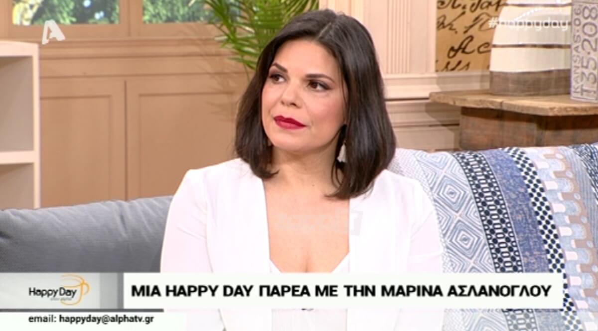 Η Μαρίνα Ασλάνογλου εξομολογείται: «Έπαθα αποκόλληση στον πέμπτο μήνα…»