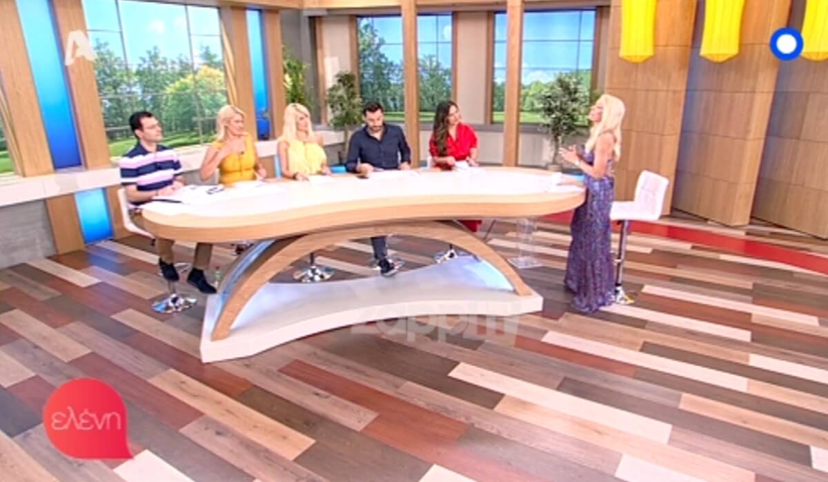 Ελένη Μενεγάκη: Τα βρισίδια λίγο πριν μπει στο πλατό