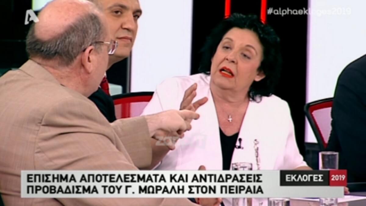 Εκλογές 2019: “Αρπάχτηκαν” Κανέλλη – Φίλης στον αέρα του Alpha!