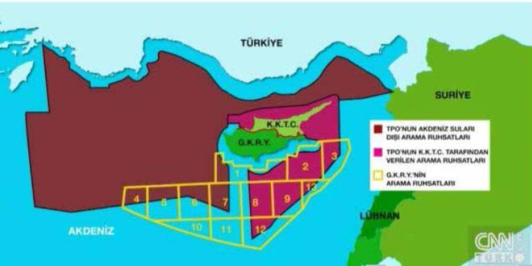 Αυτοί είναι οι χάρτες της Τουρκίας που βάζουν “φωτιά” στην κυπριακή ΑΟΖ! [pics,vid]