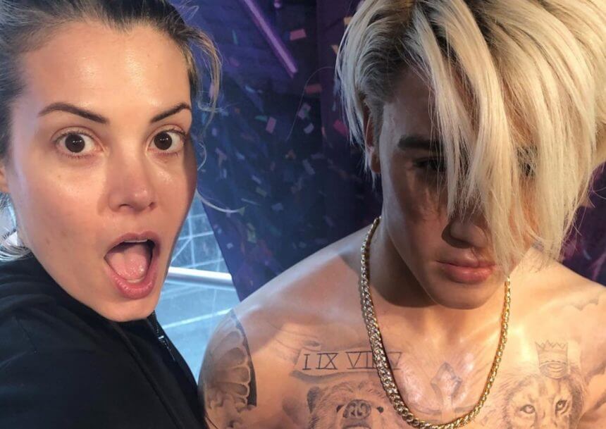 Μαρία Κορινθίου: Ξετρελαμένη από την επίσκεψη στο «Μαντάμ Τισό»! [pics]