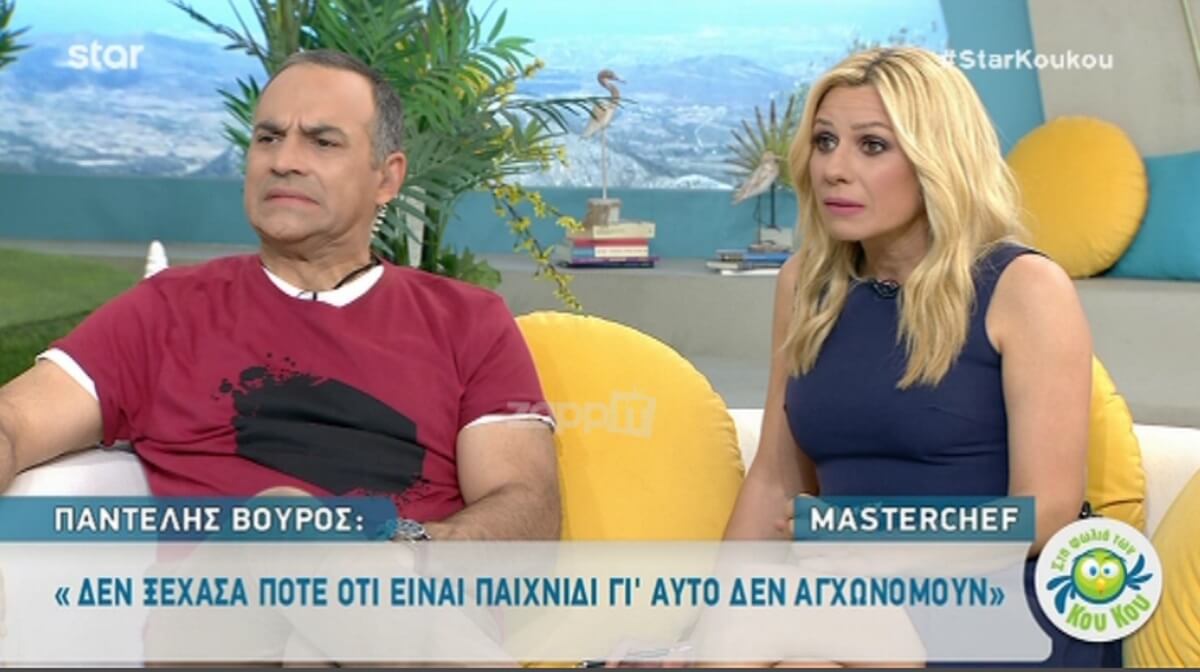 MasterChef: “Πάγωσε” η Καραβάτου με την αποκάλυψη του Παντελή Βούρου στον αέρα των Κου Κου!