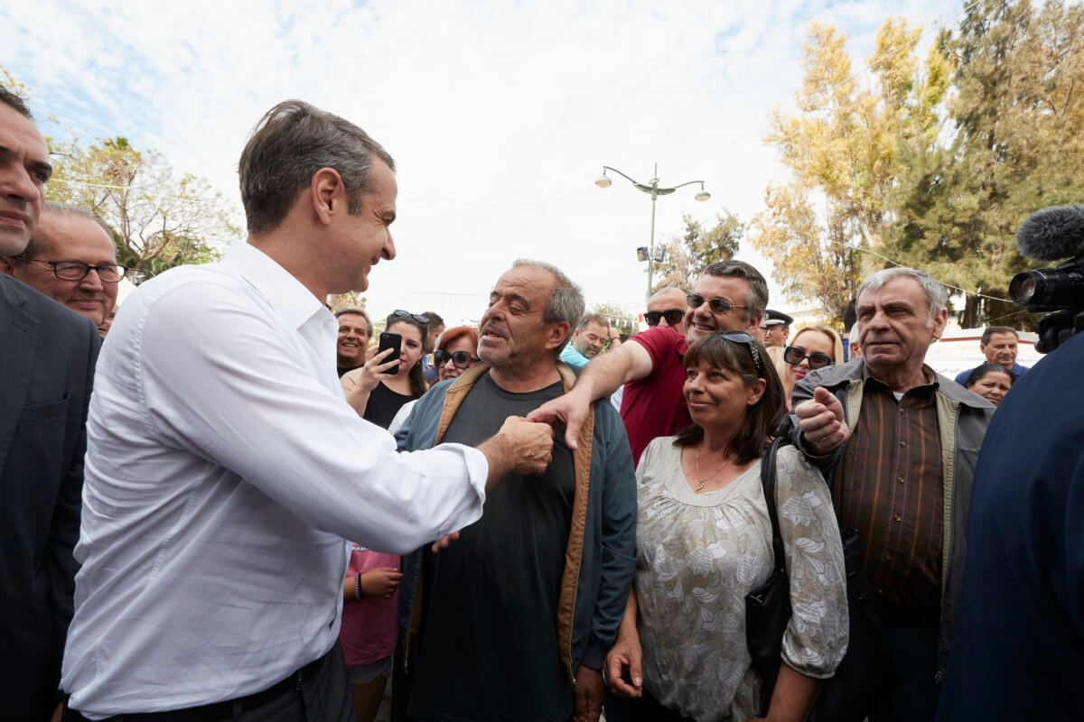 Εκλογές 2019 – Μητσοτάκης: Θα είμαι πρωθυπουργός όλων των Ελλήνων – Στην Κόρινθο με τη Μαρέβα