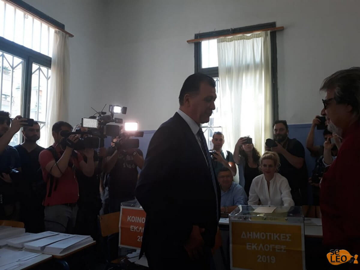 Εκλογές 2019: Ψήφισε ο υποψήφιος Δήμαρχος Θεσσαλονίκης Γιώργος Ορφανός