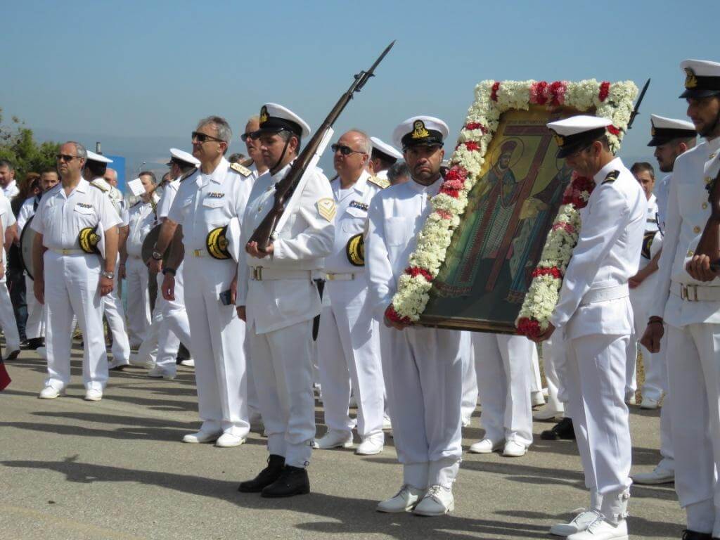 Λαμπρή τελετή εορτασμού του Πολεμικού Ναυτικού για τους Προστάτες Πυρομαχικών! [pics]