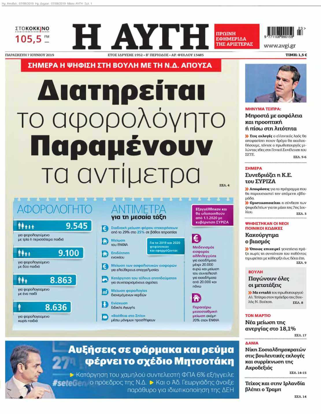 ΑΥΓΗ 07-06-2019