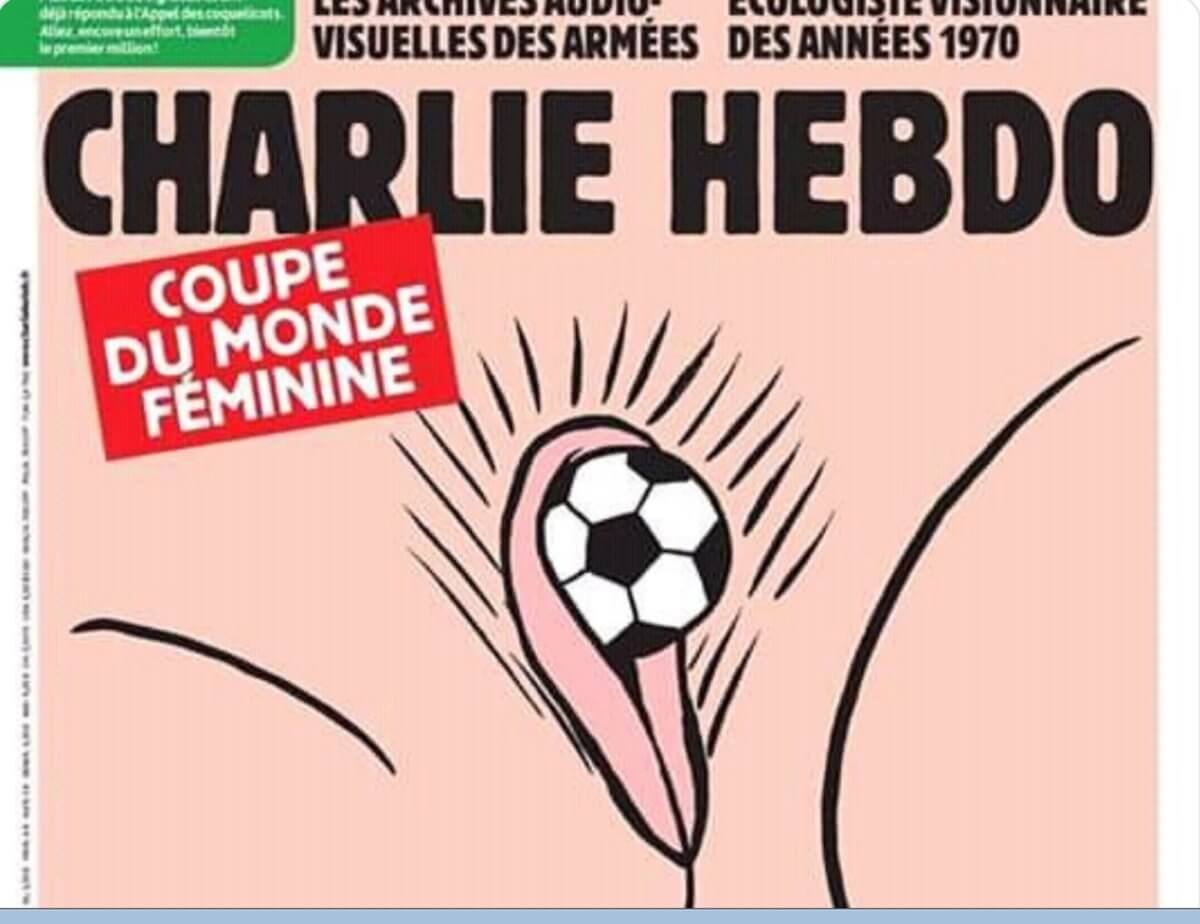 To “Charlie Hebdo” προκαλεί! Σάλος με το εξώφυλλο για το Μουντιάλ Γυναικών