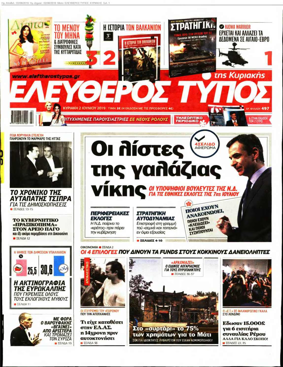 ΕΛΕΥΘΕΡΟΣ ΤΥΠΟΣ ΚΥΡΙΑΚΗΣ 02-06-2019