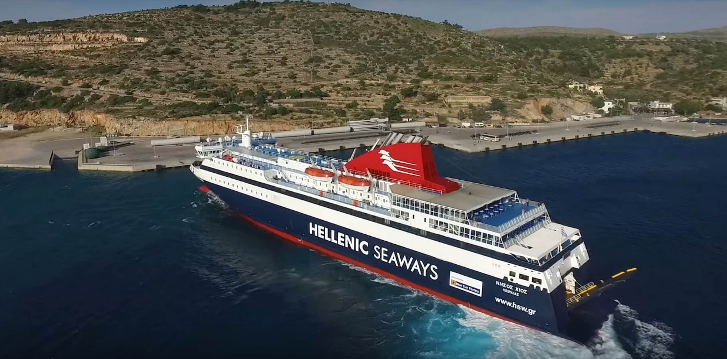 Βόρειο Αιγαίο: Μανούβρες του πλοίου “Νήσος Χίος” που κόβουν την ανάσα! Video