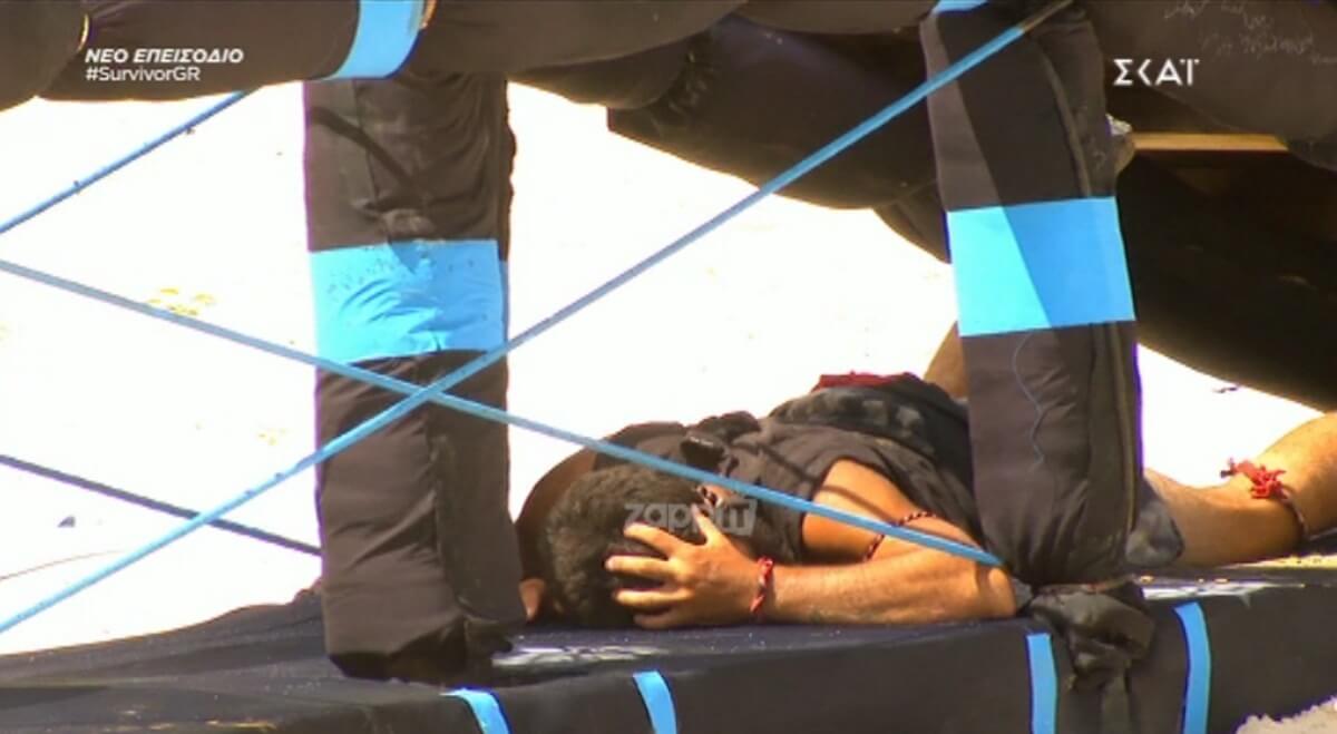 Η άσχημη πτώση του Emre σόκαρε τους παίκτες του Survivor!