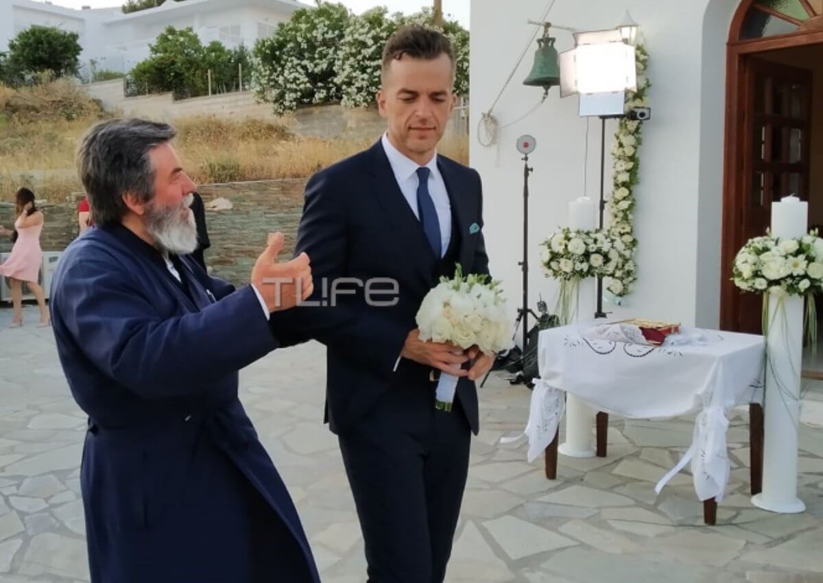 Μαρία Λουίζα Βούρου – Γιάννης Παπαγεωργίου: Αυτή την ώρα ο γάμος τους στην Άνδρο – Αποκλειστικές εικόνες και βίντεο