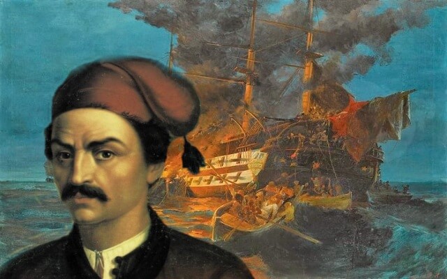 Οι Οθωμανοί “τυλίγονται στις φλόγες” – Η ιστορική πυρπόληση της τουρκικής ναυαρχίδας από τον Κανάρη! [pics]