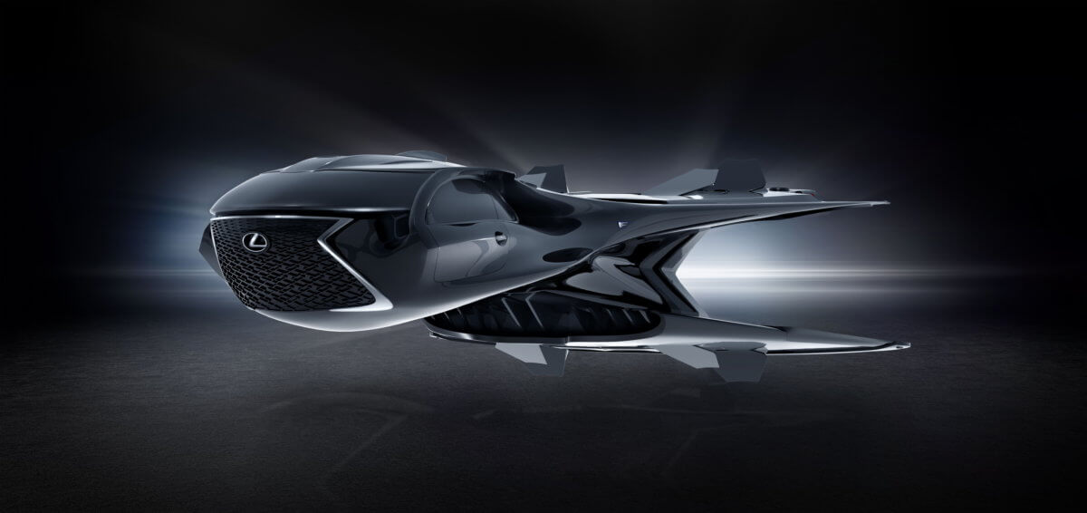 Ένα ιπτάμενο Lexus για την ταινία “Men in Black: International” [pics]