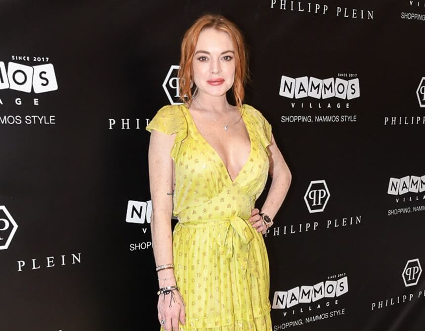 Η Lindsay Lohan επέστρεψε στην Μύκονο!