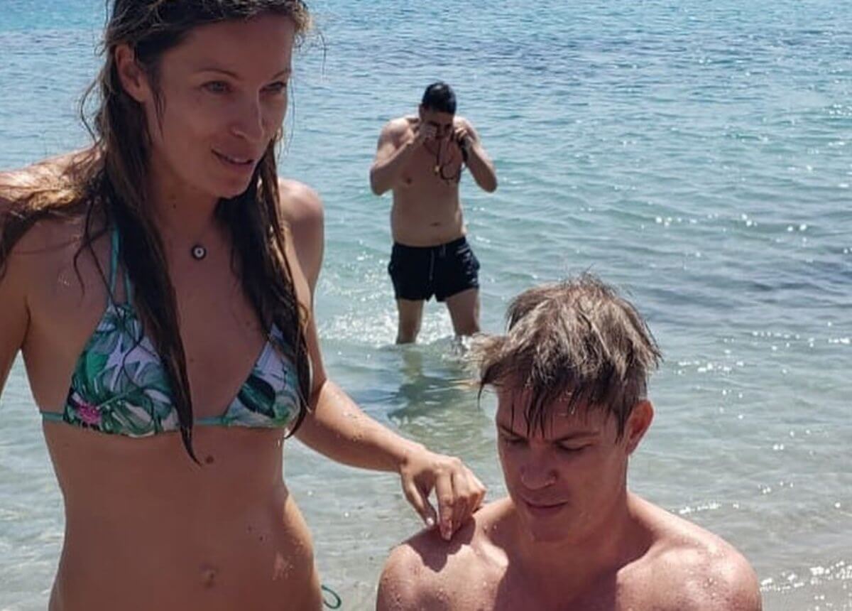 Μαριέττα Χρουσαλά – Λέων Πατίτσας: Δείτε τι τους συνέβη στη θάλασσα!