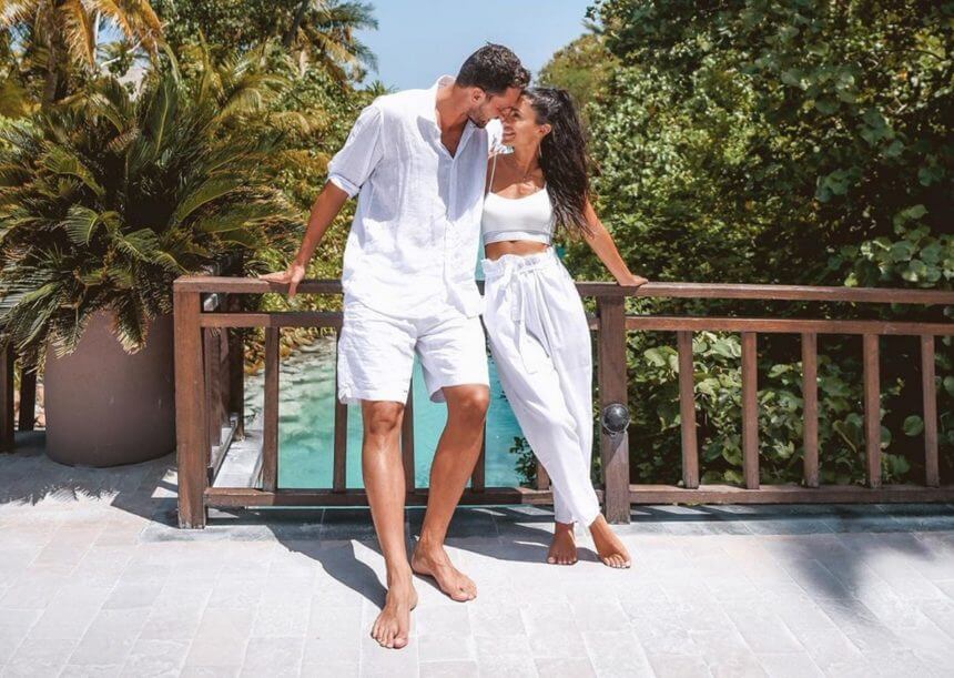 Στέφανος Καπίνο – Μιρκέτα Βιδάλη: Μαγικές εικόνες από το ταξίδι του μέλιτος στις Μαλδίβες