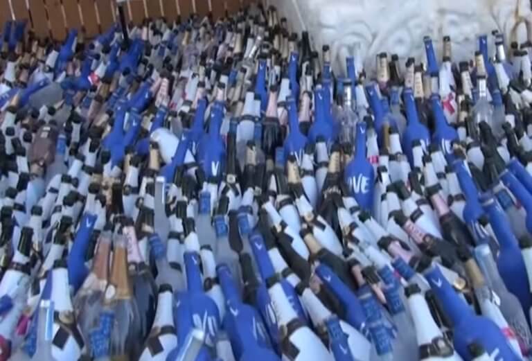 Μύκονος: Το βουνό από τις άδειες σαμπάνιες και οι σκηνές πάνω στις μπάρες που συζητήθηκαν – video